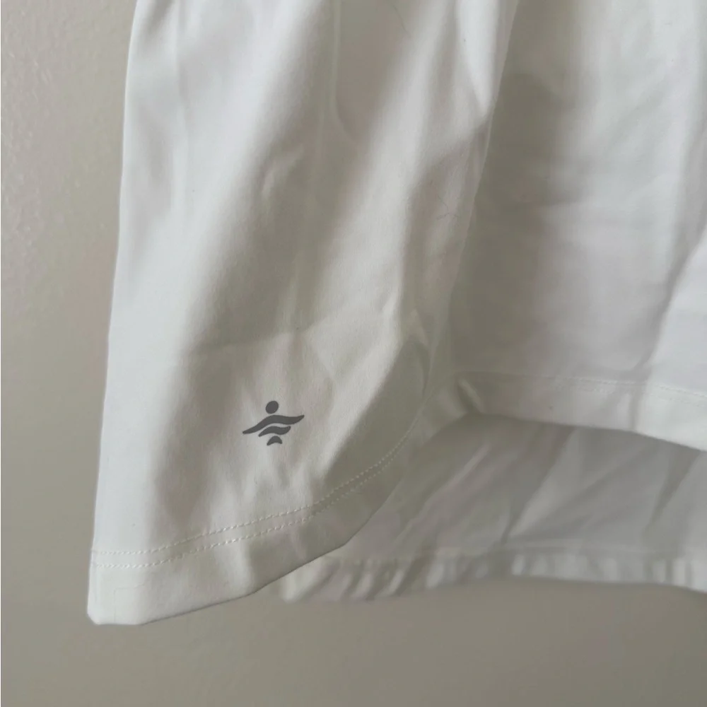 NWT HALARA SoftlyZero White Padded Running Tank Top Womens Size Large Cups D-F - Picture 9 of 12